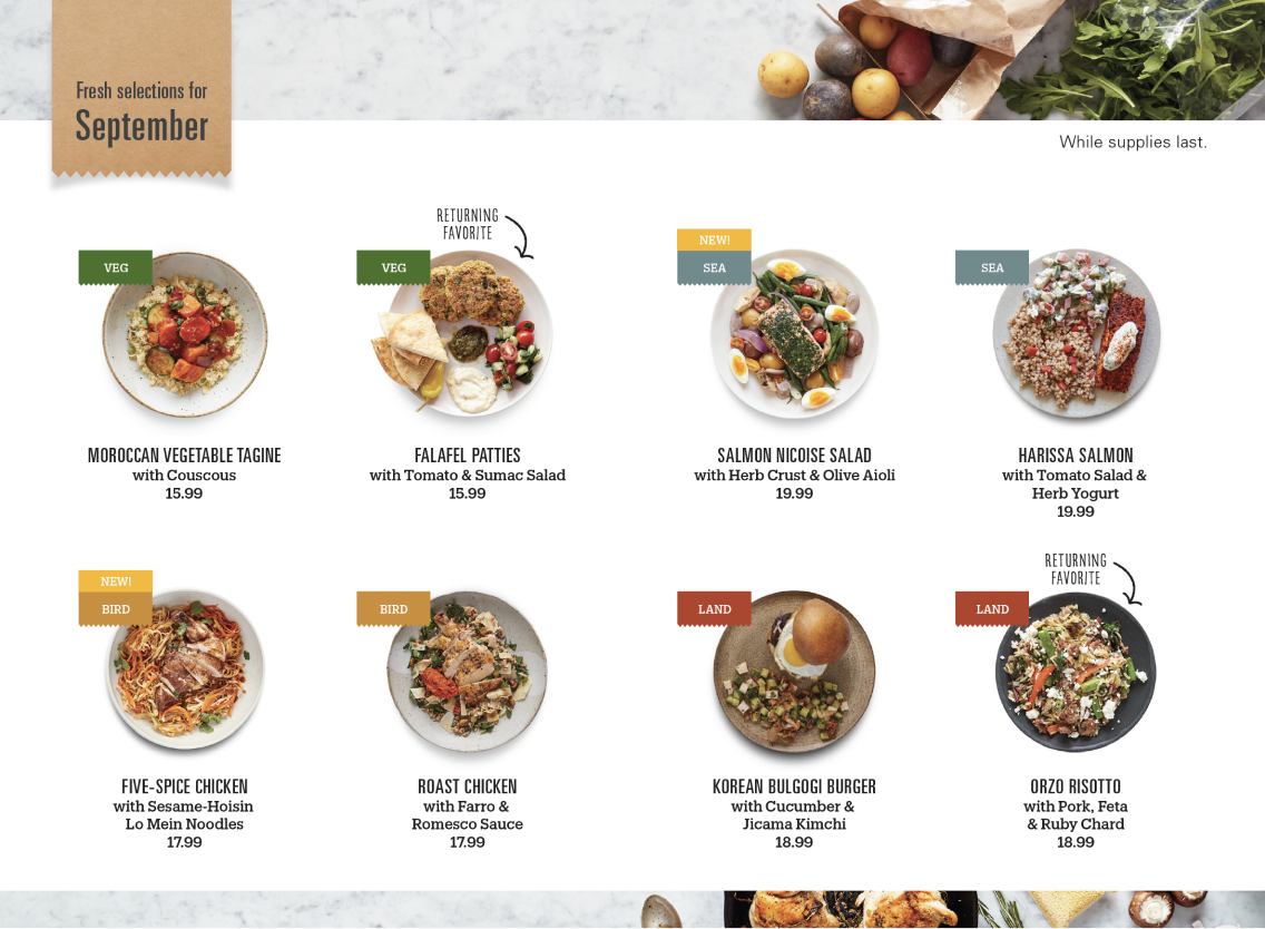 Amazon Go Meal Kit Collateral