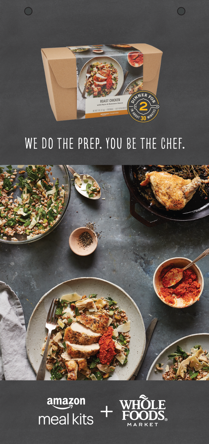 Amazon Go Meal Kit Signage