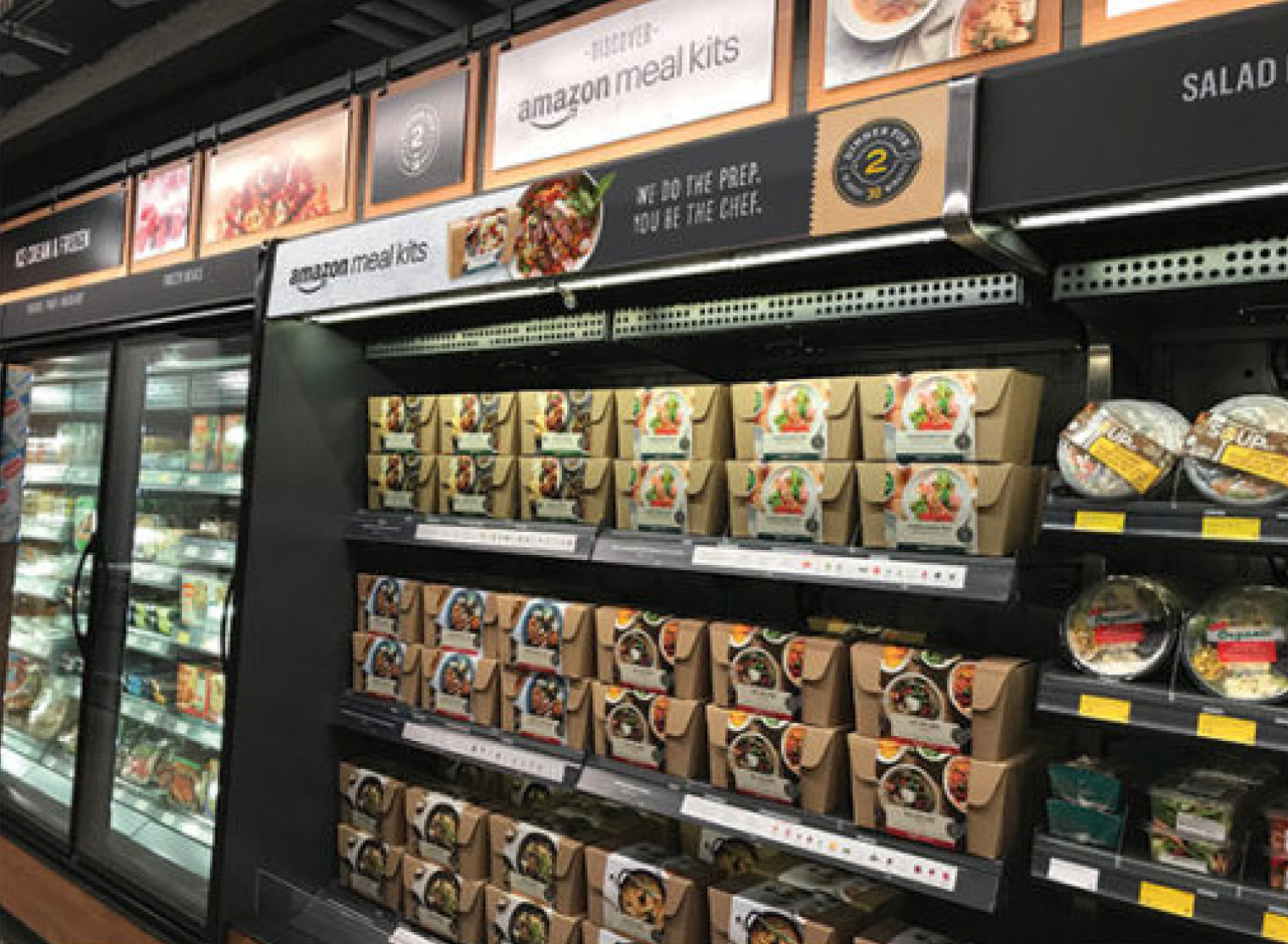 Amazon Go Meal Kit Signage